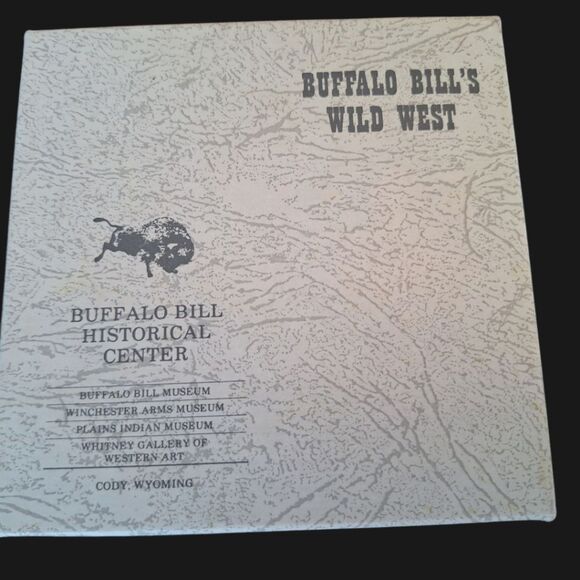Vintage Pimpernel Coasters Buffalo Bill Wild West Made in England Six Boxed (6)